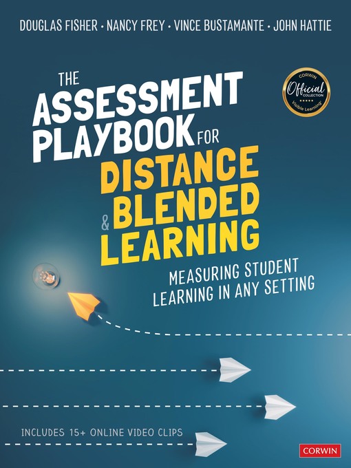Cover image for The Assessment Playbook for Distance and Blended Learning